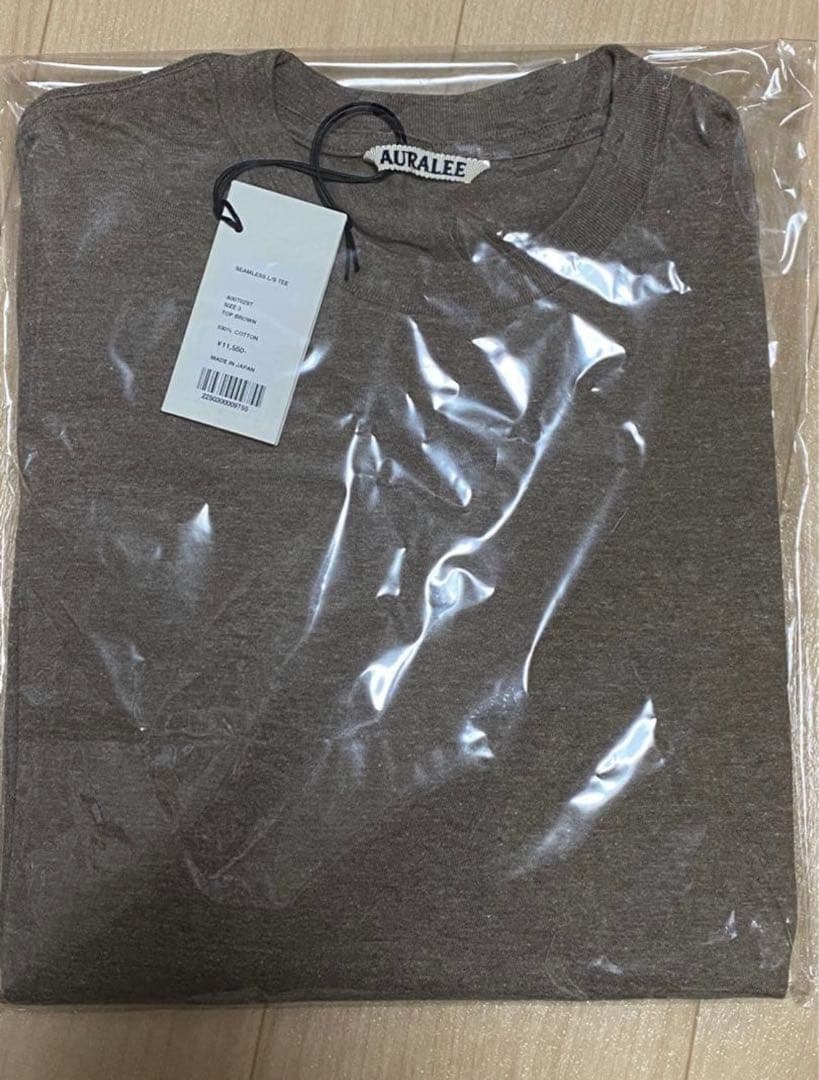 25AW 新品 AURALEE SEAMLESS L/S TEE SIZE 3