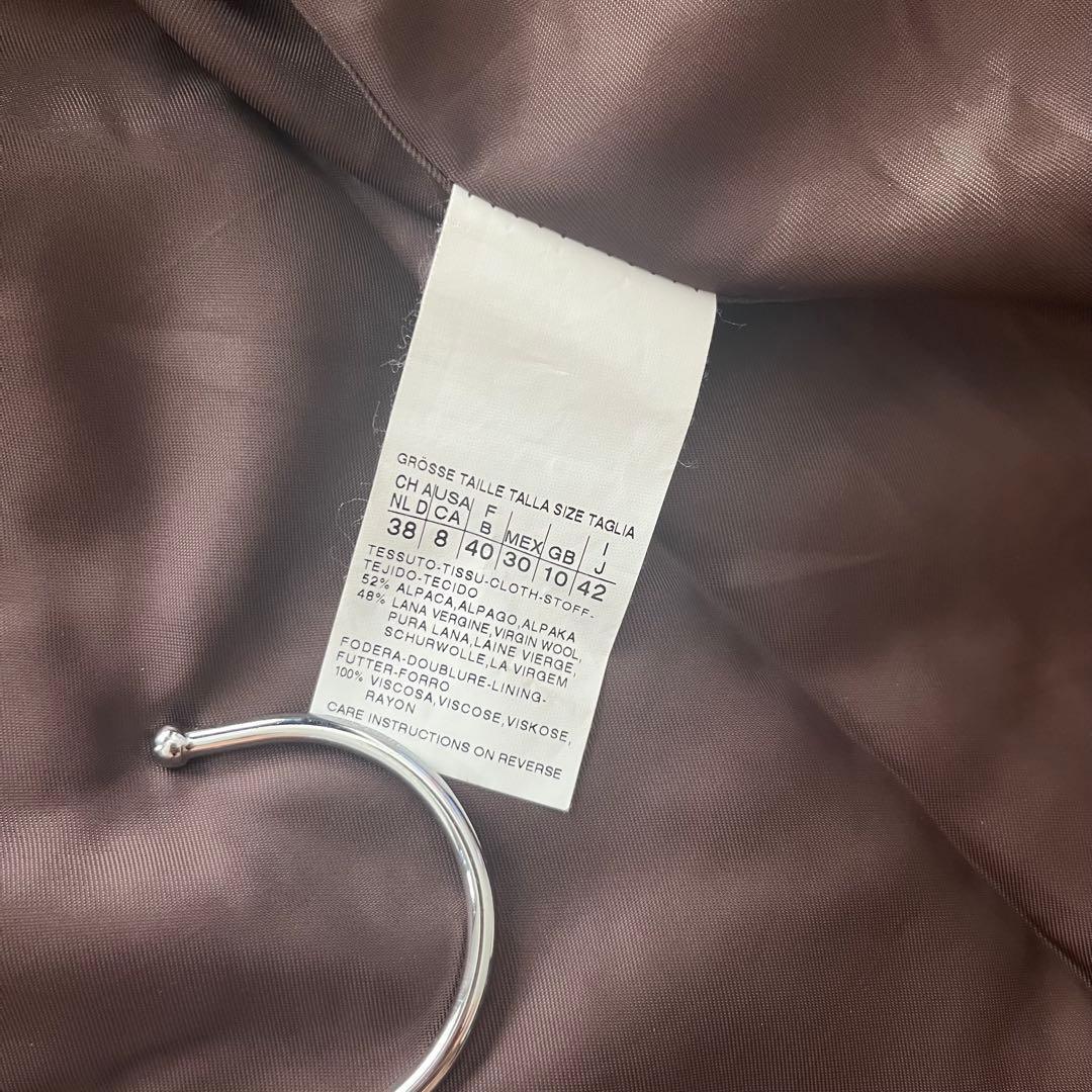 美品♡マックスマーラ 大きいサイズ 42 アルパカシャギーコート オレンジ