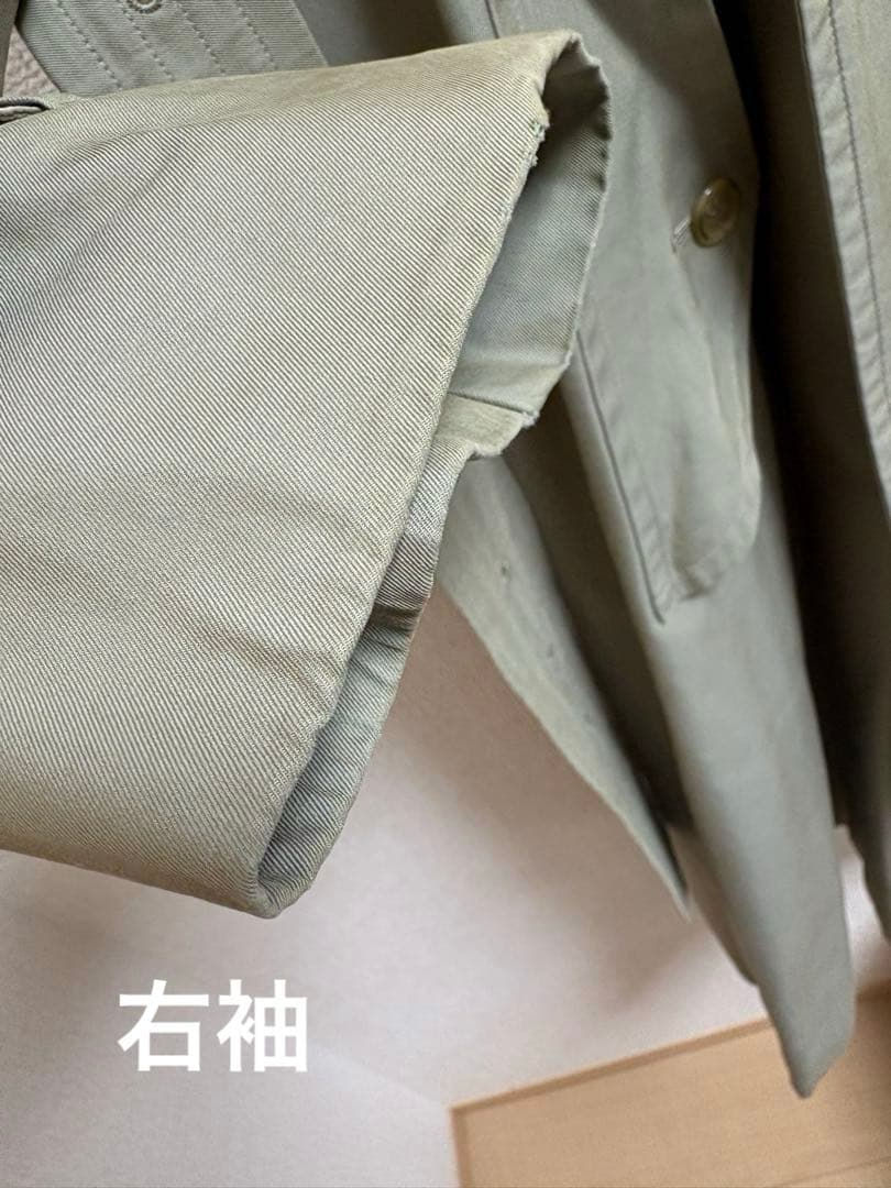 Burberry trench21 一枚袖 ハンガー付き 英国製 コットン100