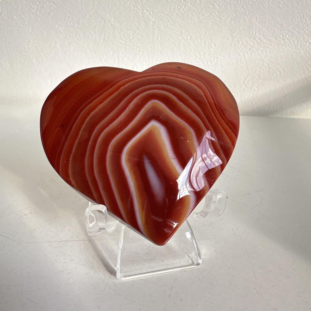 サードニクス　瑪瑙ハート　天然石