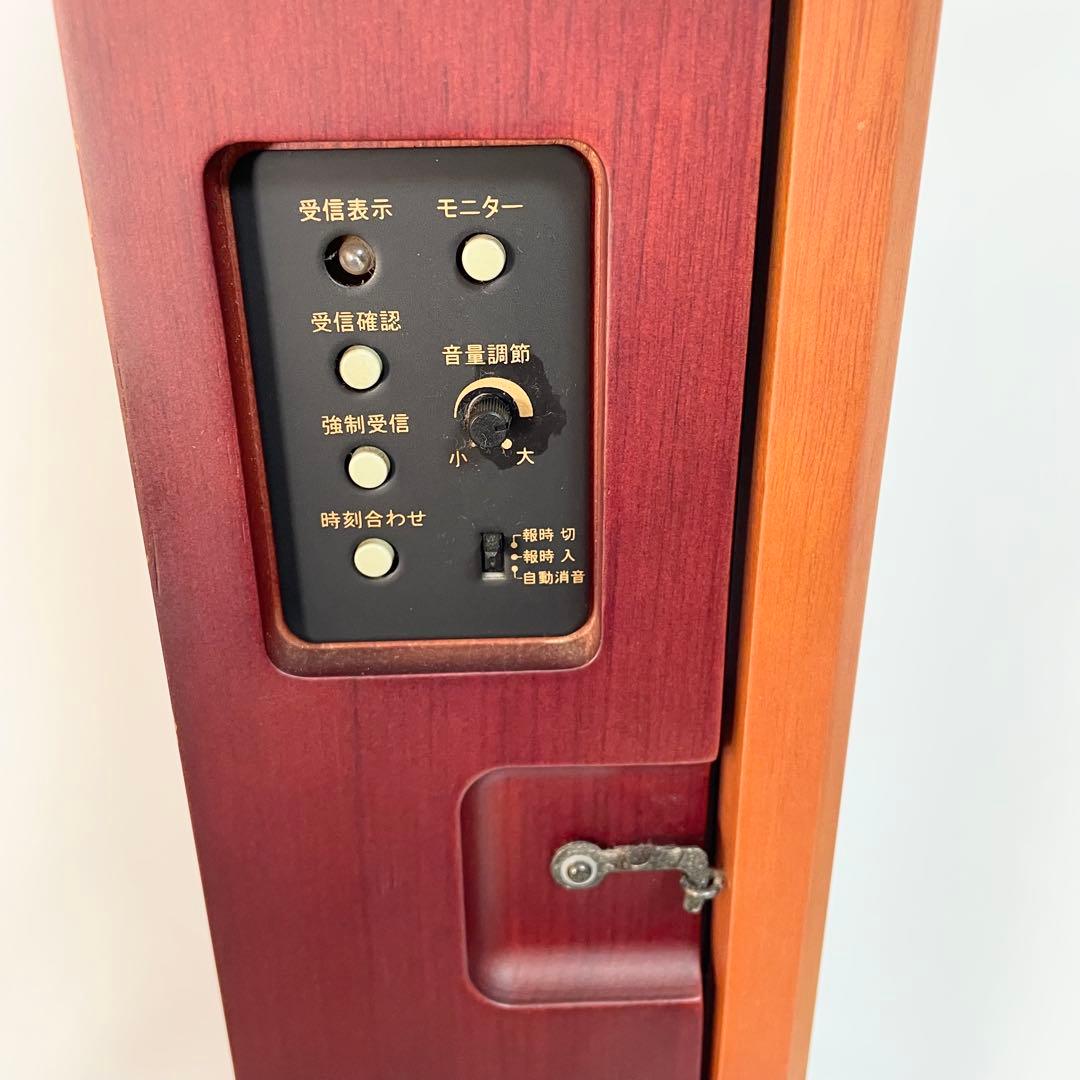 【希少】RHYTHM VIVANT ヴィバーン 振り子時計　リズム　電波時計