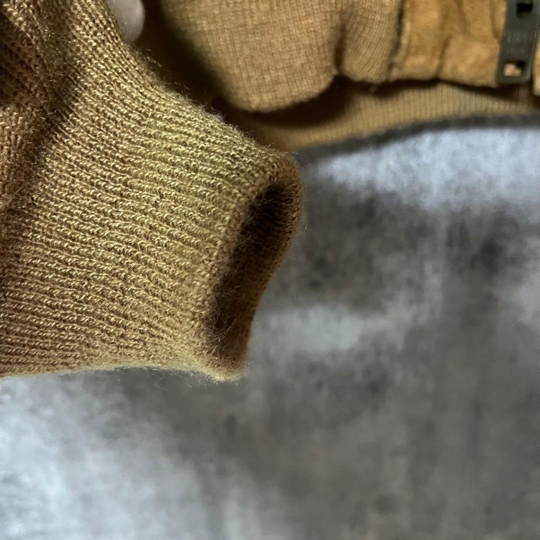 80's Schott スエード レザージャケット USA製 ジップアップ 42