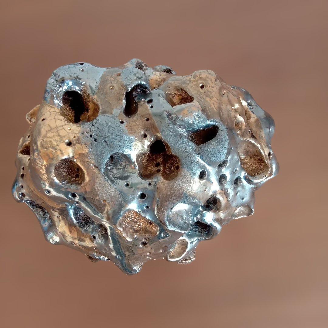 現代陶芸家　石山哲也　『金と銀のいし』