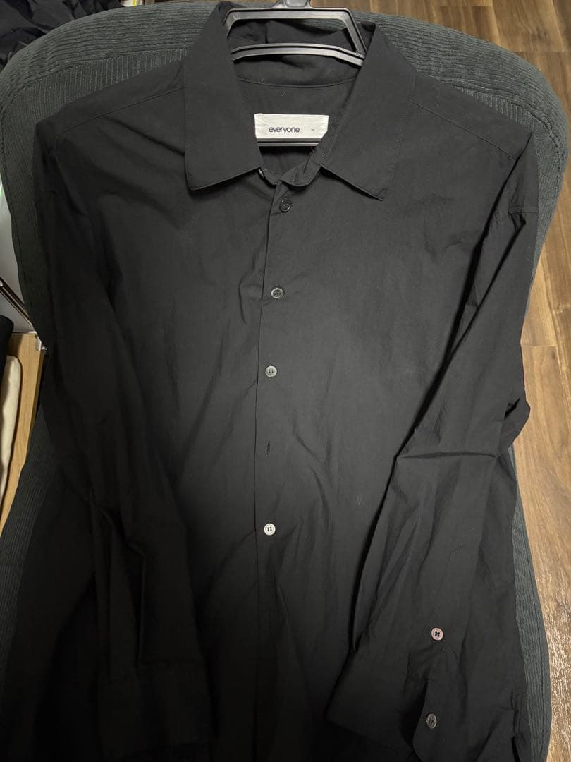 トップス everyone typewriter regular collar shirt