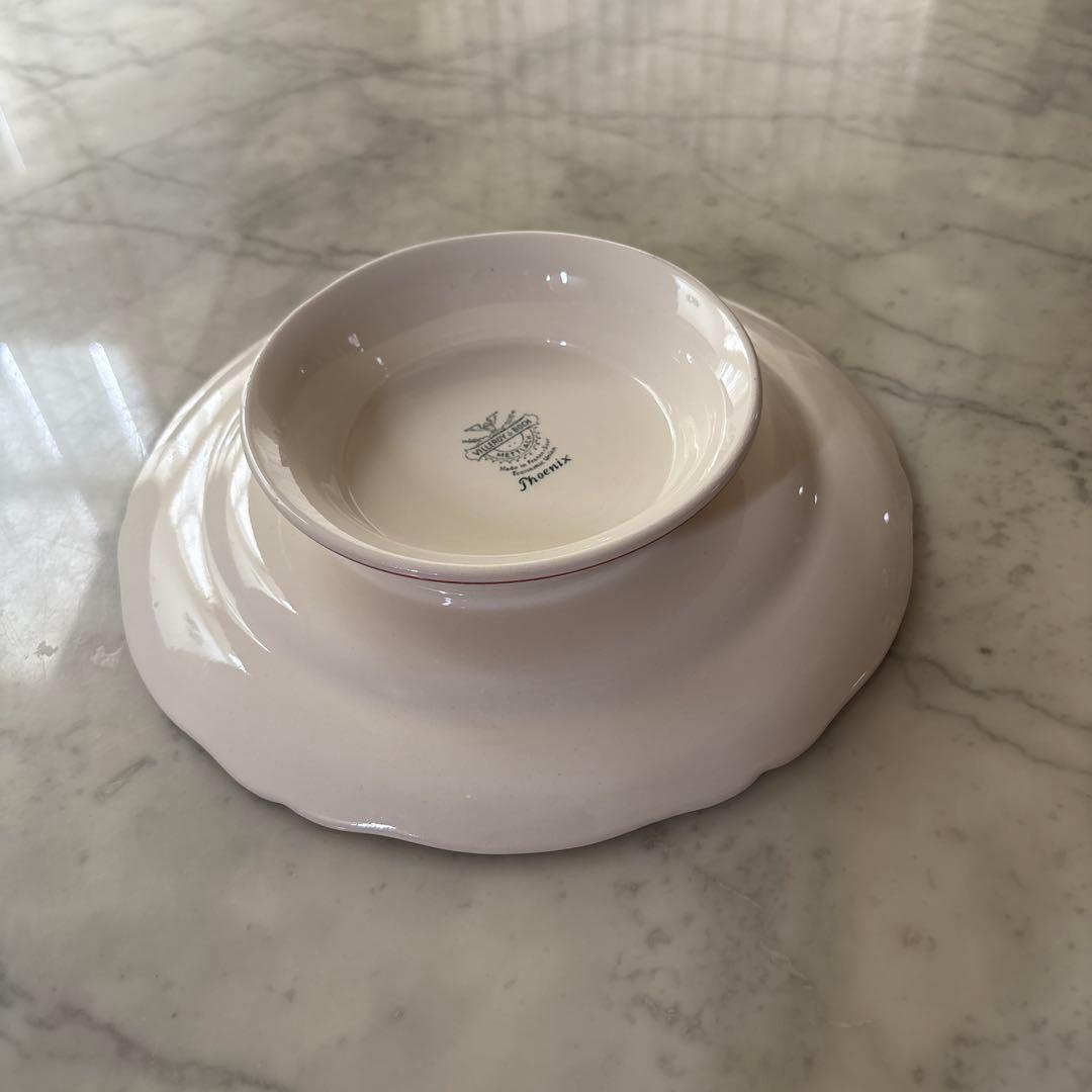 フランス　アンティーク　ヴィンテージ　ビレロイボッホ　コンポティエ　シノワズリ