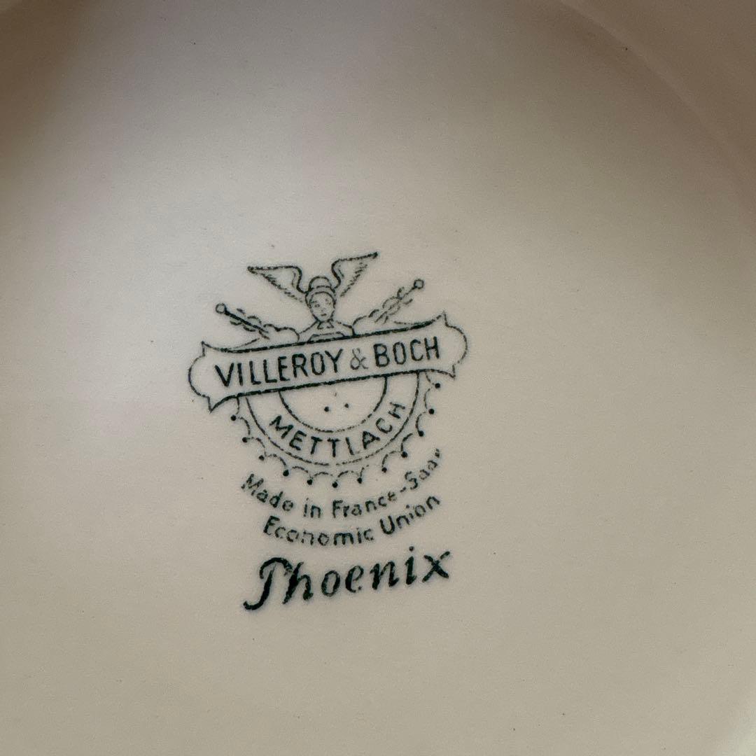 フランス　アンティーク　ヴィンテージ　ビレロイボッホ　コンポティエ　シノワズリ