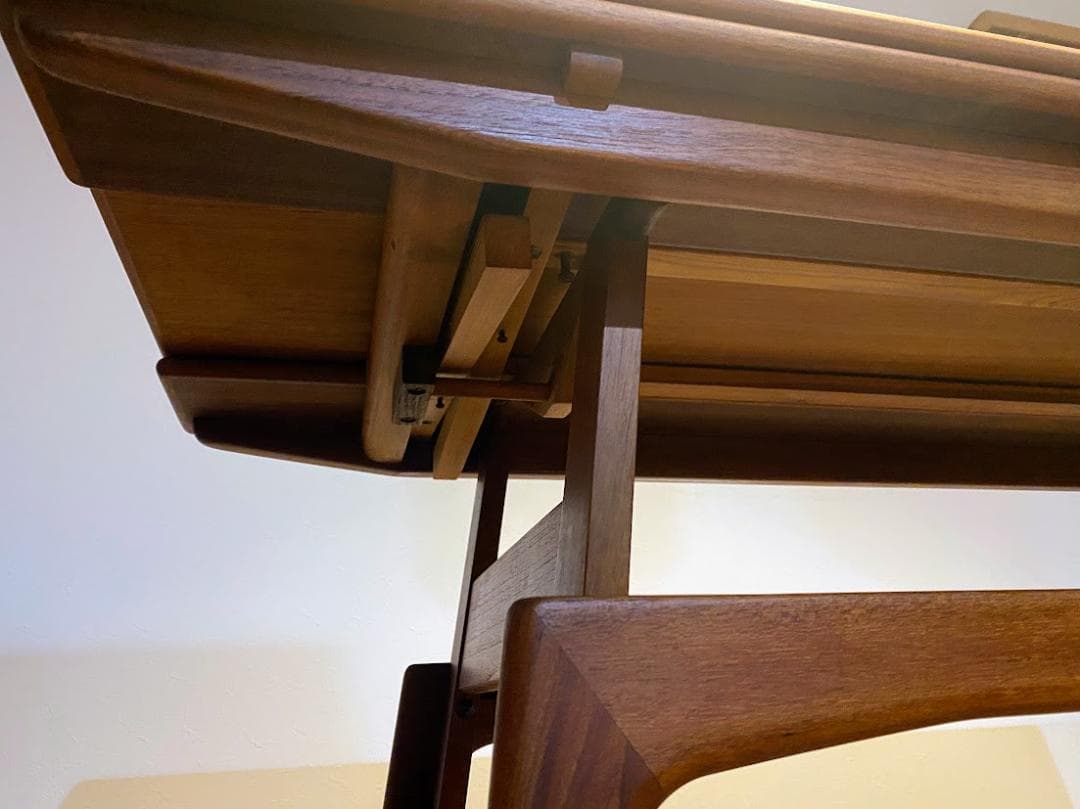 1960s デンマーク製 チーク エレベーターテーブル 仕上済