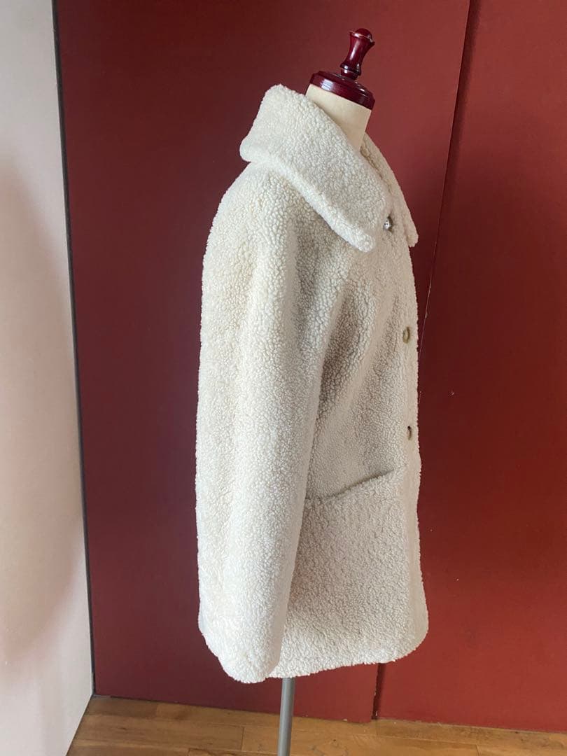 トリーバーチ TORY BURCH ムートンコート リバーシブル リアル羊革ボア