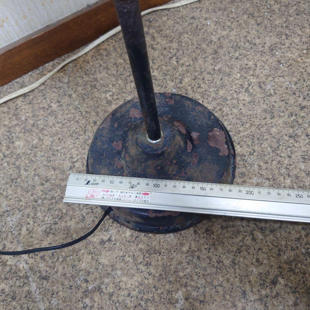 アンティークライト　乳白ガラス　電気スタンド