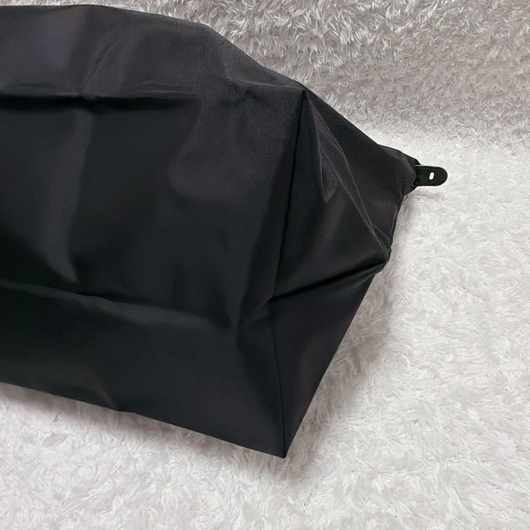 【未使用】LONGCHAMP ボストンバッグ ブラック グリーン1625 XL