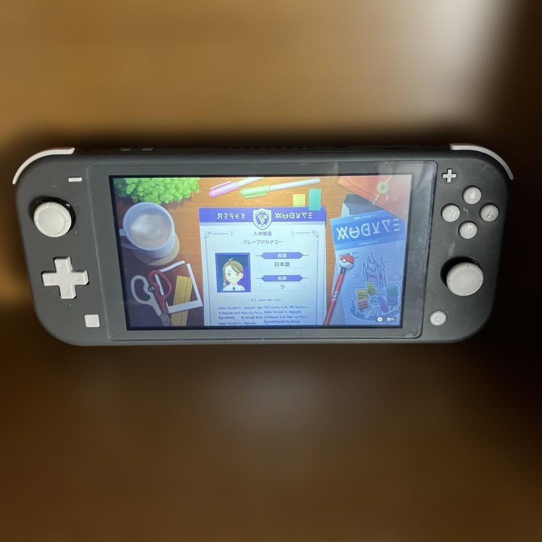 switch lite 本体　グレー