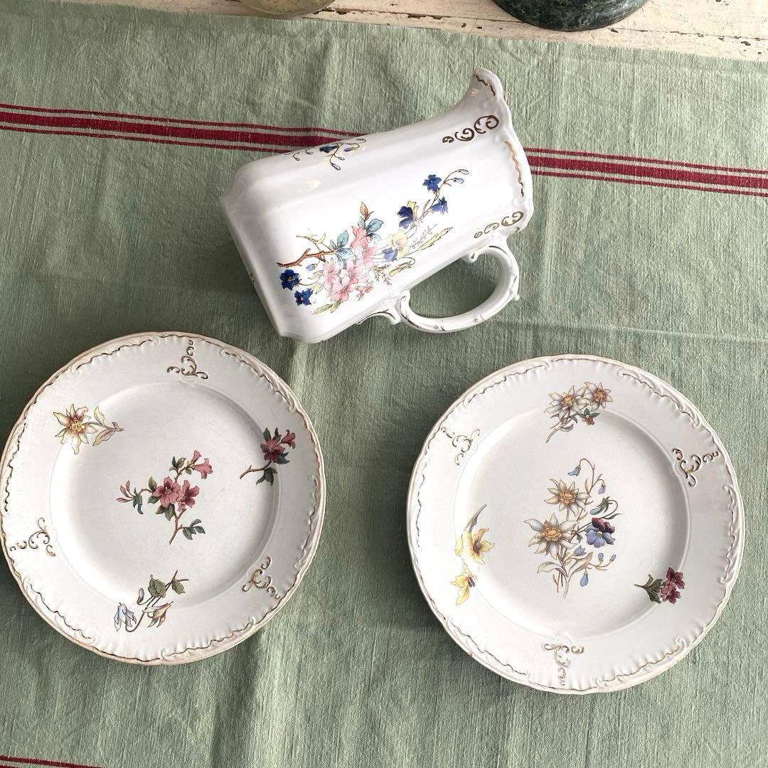 サルグミンヌRIGHI sarreguemines RIGHI プレートセット