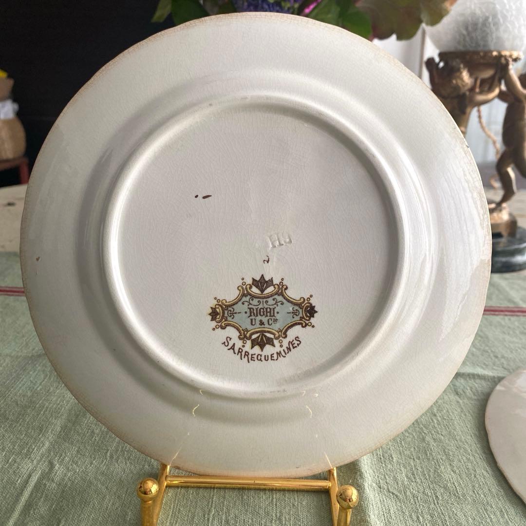 サルグミンヌRIGHI sarreguemines RIGHI プレートセット
