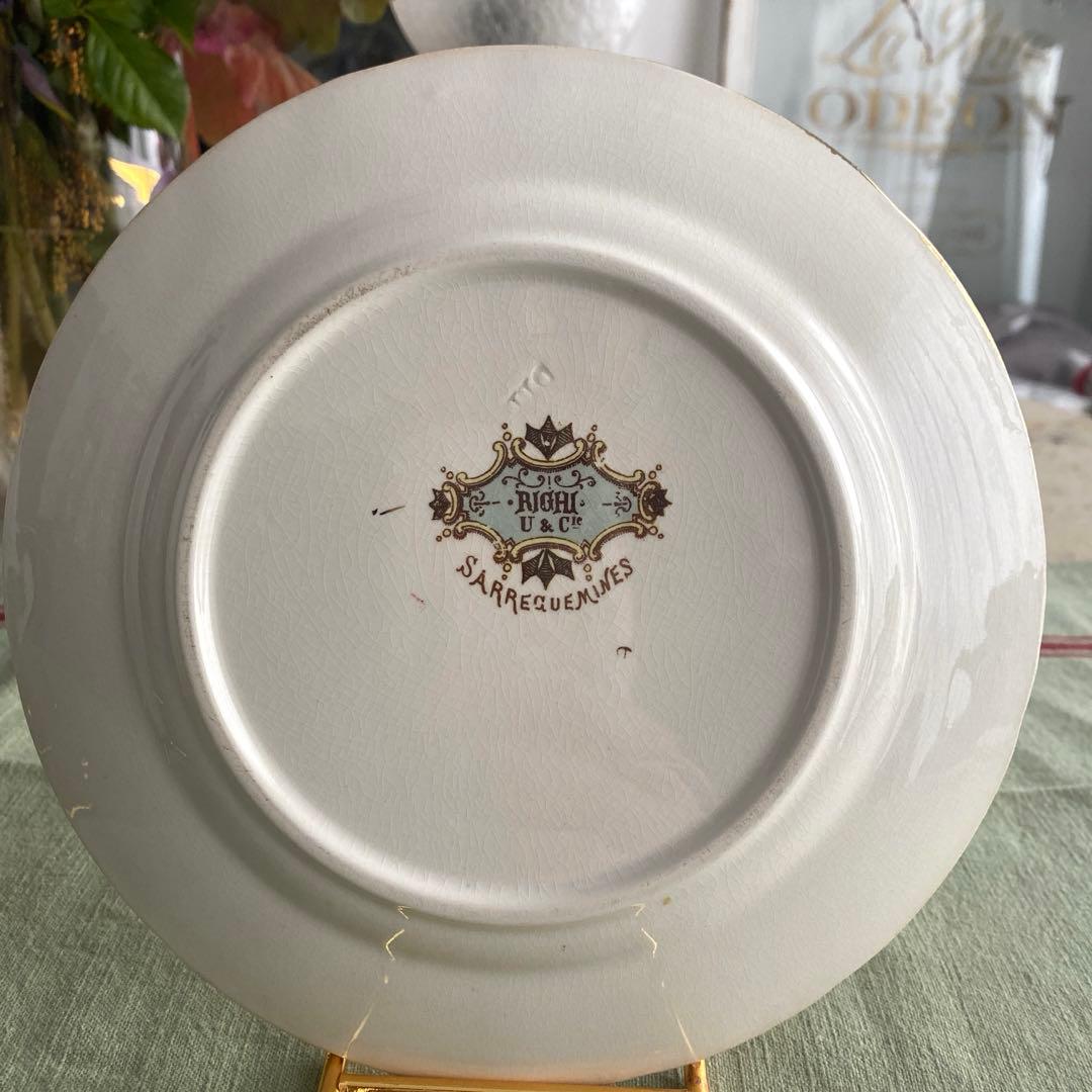 サルグミンヌRIGHI sarreguemines RIGHI プレートセット