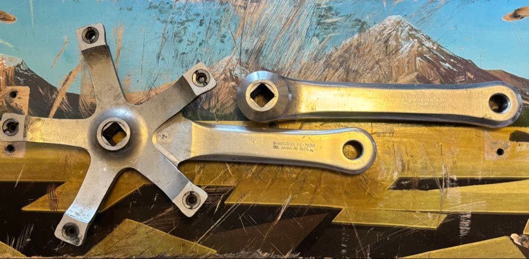 シマノ デュラエース 7600 njs クランク ピストバイク