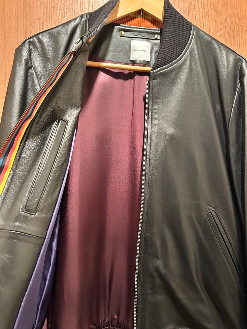 Boo　Paul Smith ラムレザー ボンバージャケット