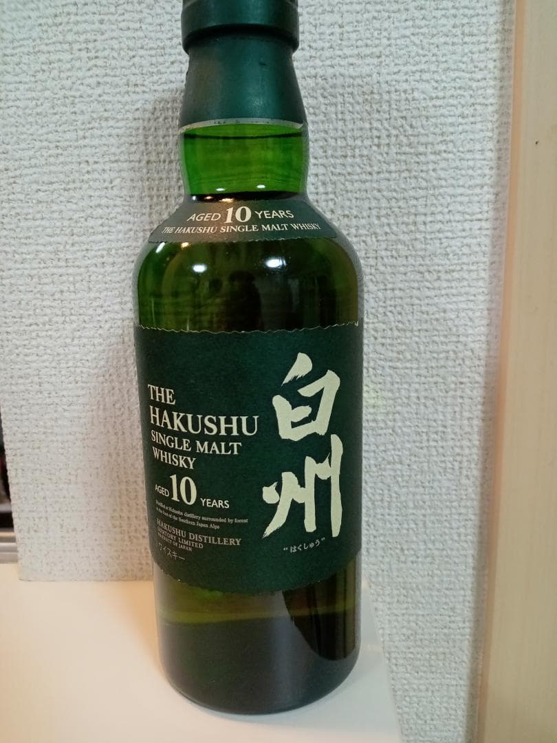 サントリーシングルモルトウイスキー　《白州》1０年　350ml