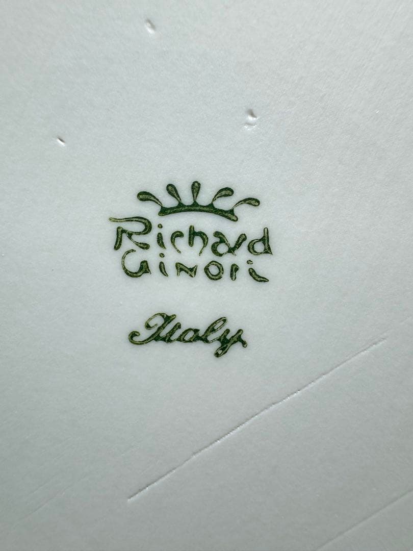 【希少 】Richard Ginori レッドコック 取手付 大皿 プレート