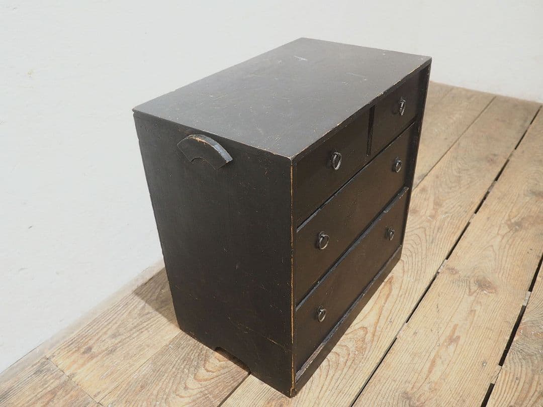 1335 レトロな小箪笥　引き出し　収納棚　展示台　和タンス　アンティーク　骨董