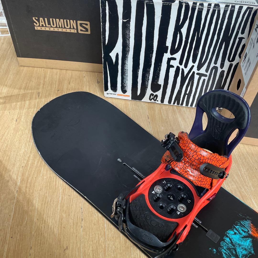 BURTON×FLUX　バートン　スノーボード　フロー　バインディング付