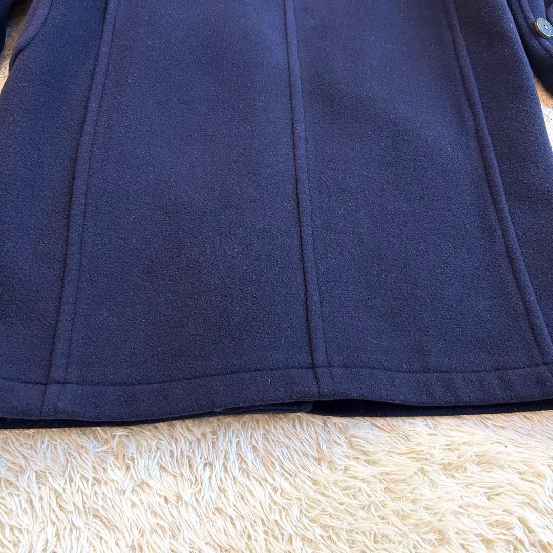 希少✨️BURBERRY ノバチェック ダッフルコート ネイビー グレー XS