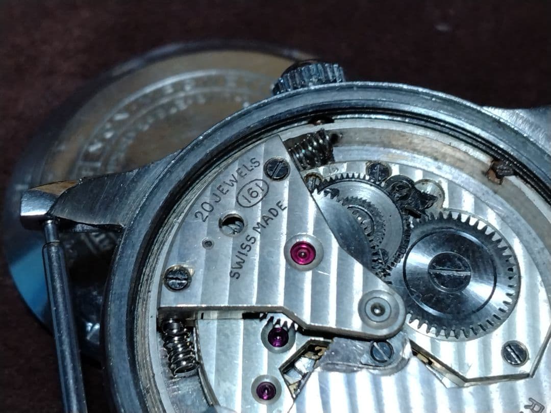 か*き様 レコード　バンパーオート　自動巻き時計