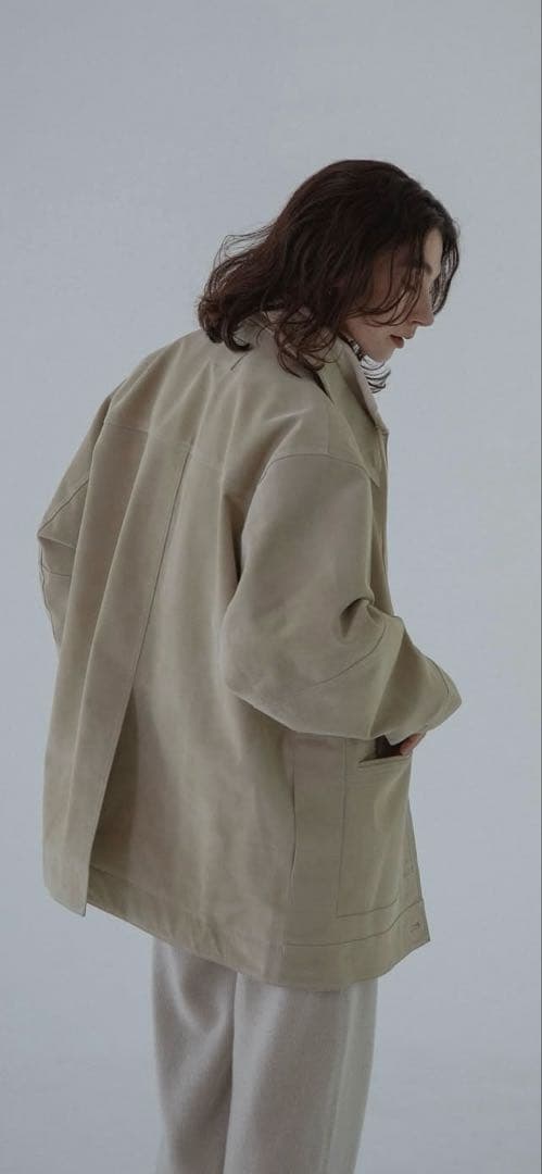 【nokcha】real suede rich jacket