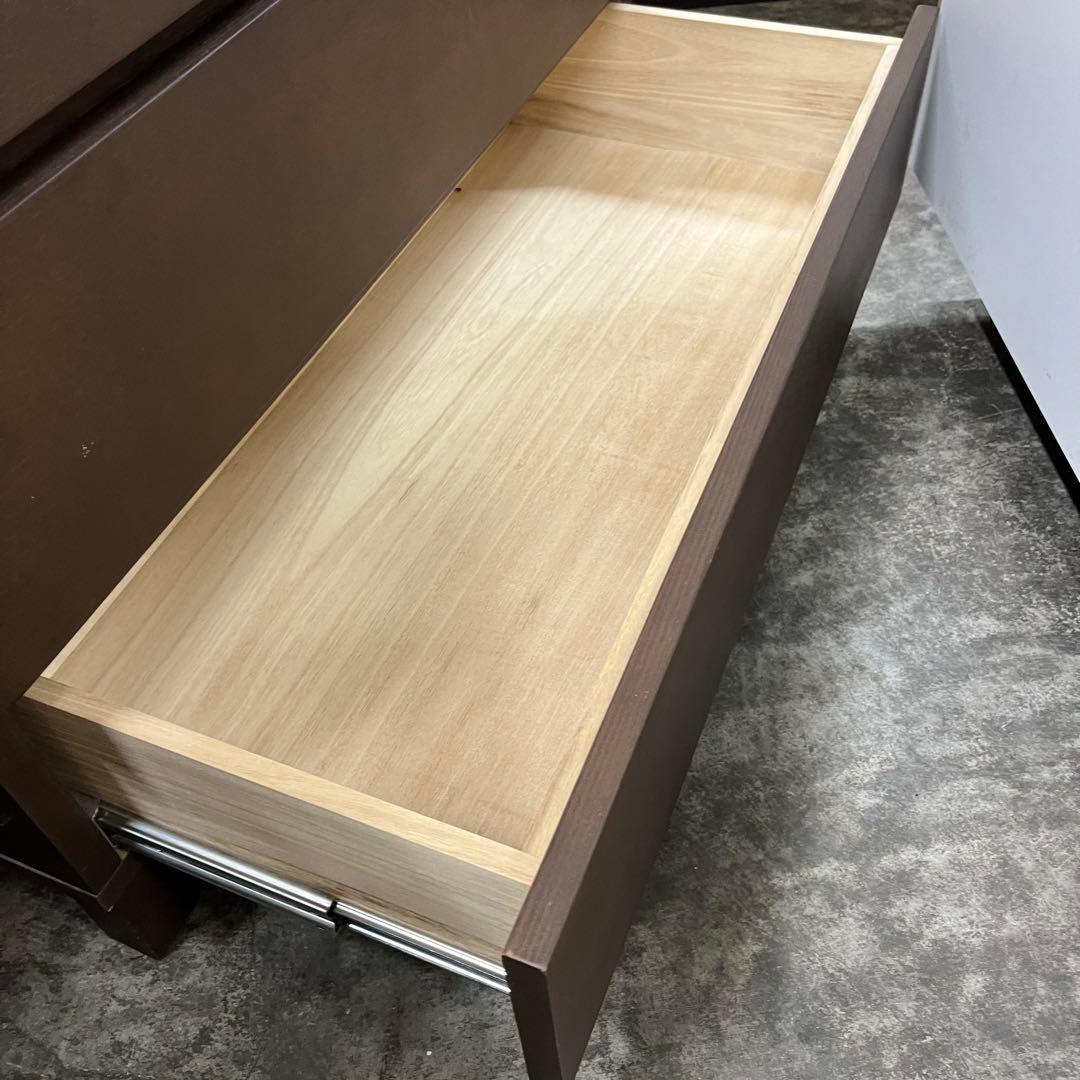 【廃盤品】◆◇無印良品◆◇木製6段チェスト◇◆タモ材◆◇ウォールナット