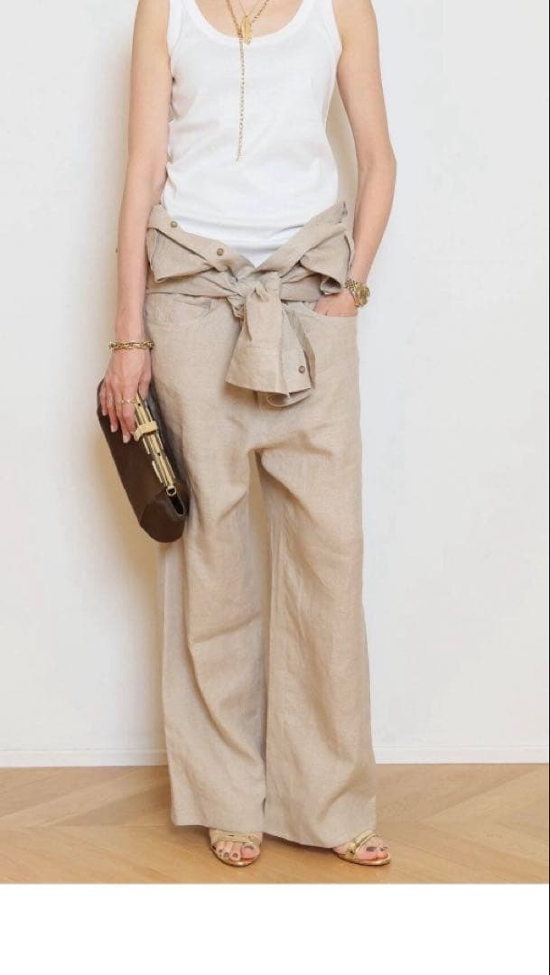 【Col Pierrot/コルピエロ】ALBINI LINEN オールインワン