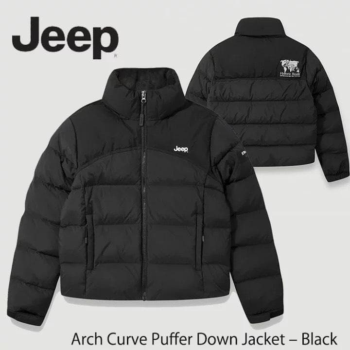 【新品・タグつき】Jeep ダウンジャケットブラック 男女兼用
