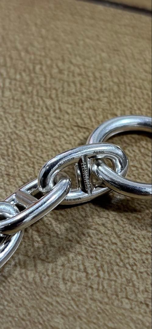 HERMES シェーヌダンクル ブレスレット MM 14コマ