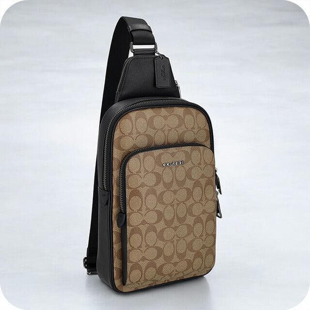 正規店購入★コーチ★シグネチャー★レザーボディバッグ★新品、袋付き