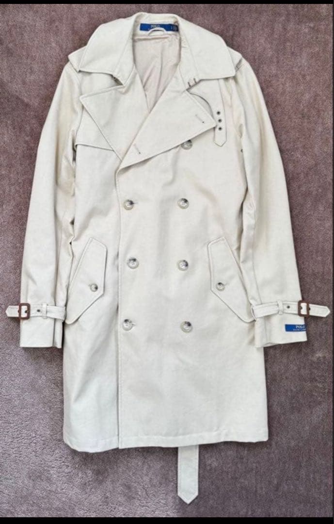 ポロラルフローレン　ベージュ　トレンチコート