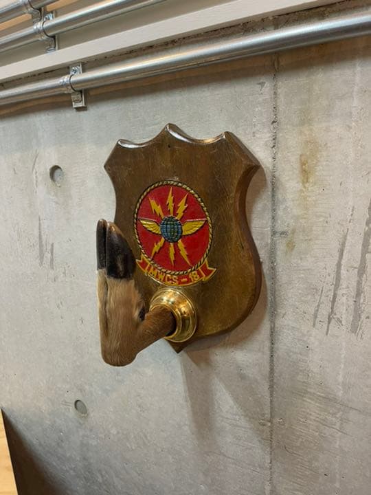 ヴィンテージ 鹿脚 フック 壁掛け プレート コート掛け