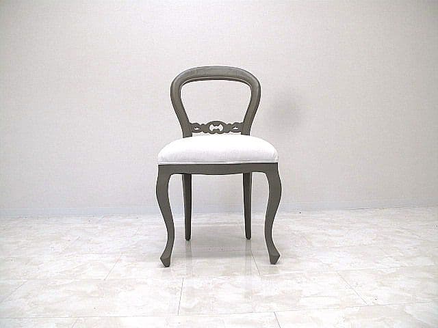 サラグレース バルーンバックチェア フレンチシャビー 猫脚 高級アンティーク調