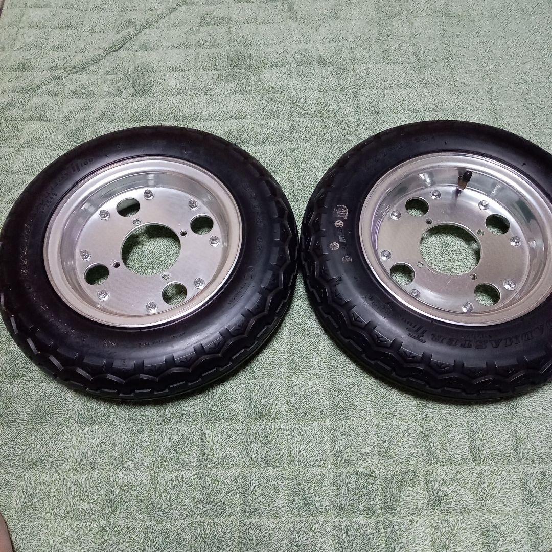 倉敷送料込みモンキー4Ｌ純正タイプ。8インチ。 アルミ＆タイヤ、セット。