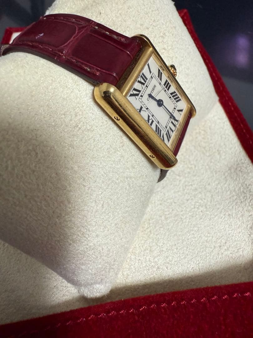 【専用】タンク ルイ カルティエ　SM イエローゴールド　腕時計