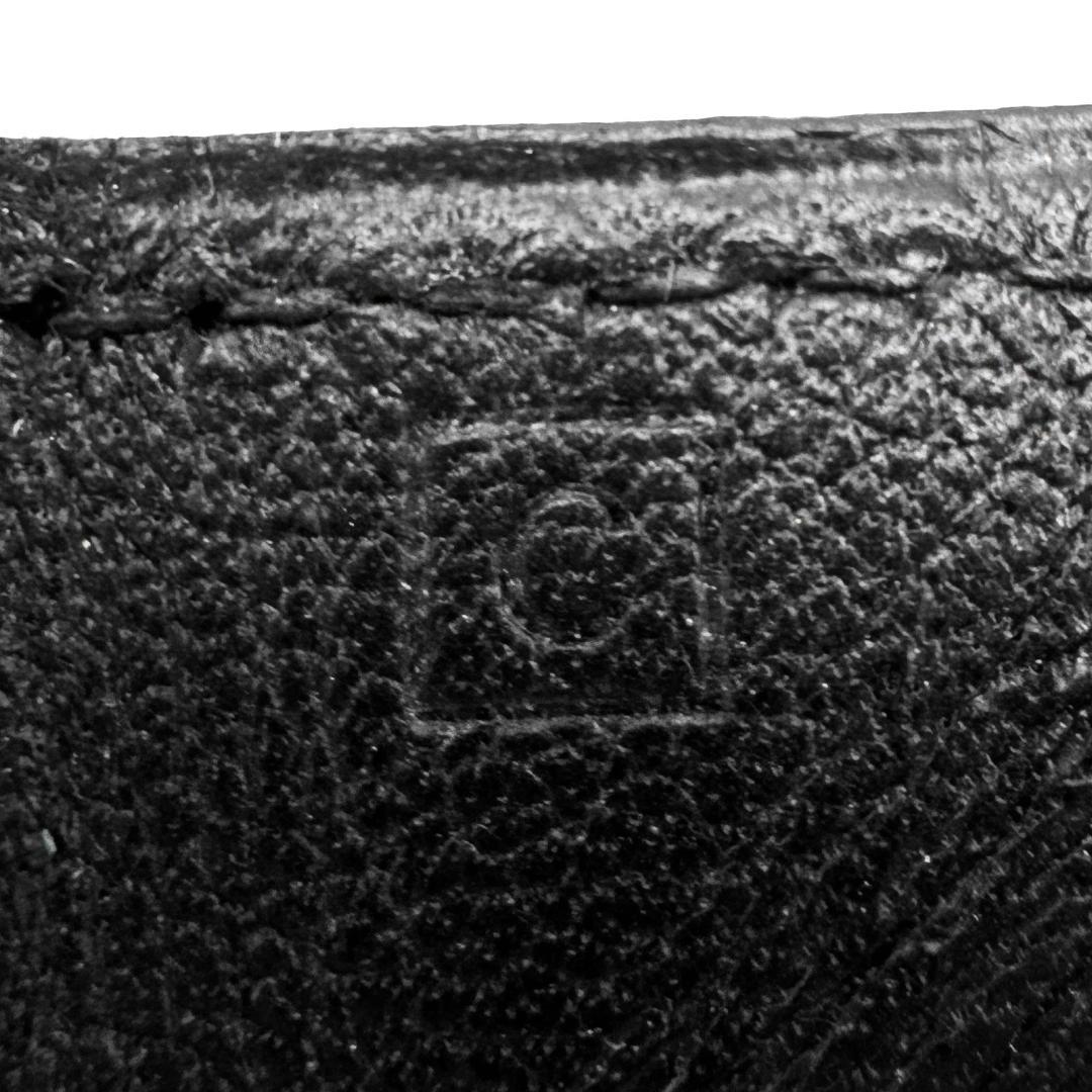 【美品】エルメス ルヴァンキャトル レザー ブラック ケース CA4