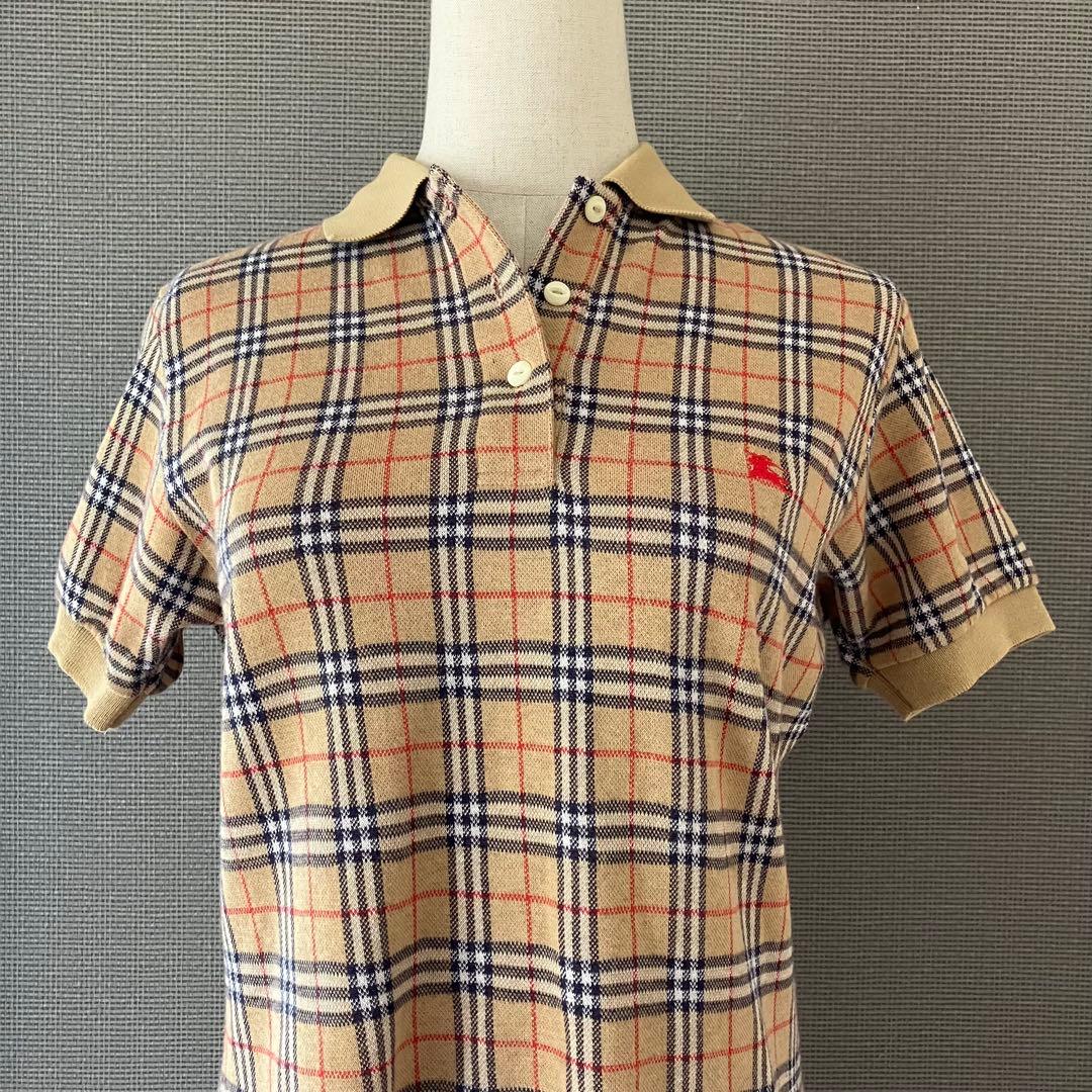 希少　美品　BURBERRYS ワンピース　ノバチェック　ホース刺繍　M