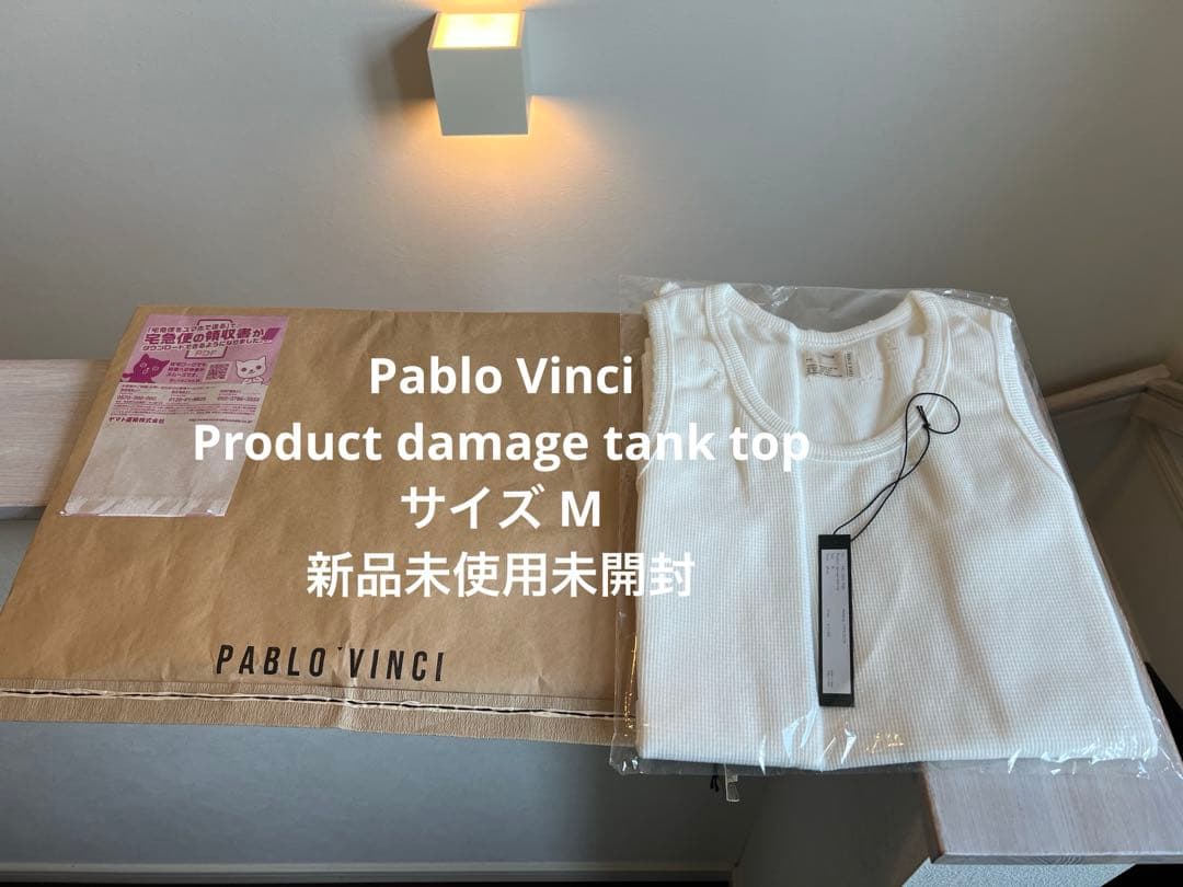 トップス Pablo Vinci Product damage tank top