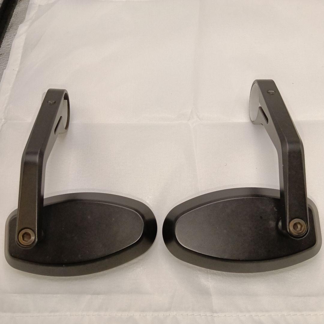 rizomaバイクミラー左右セット ブラック ボルト式