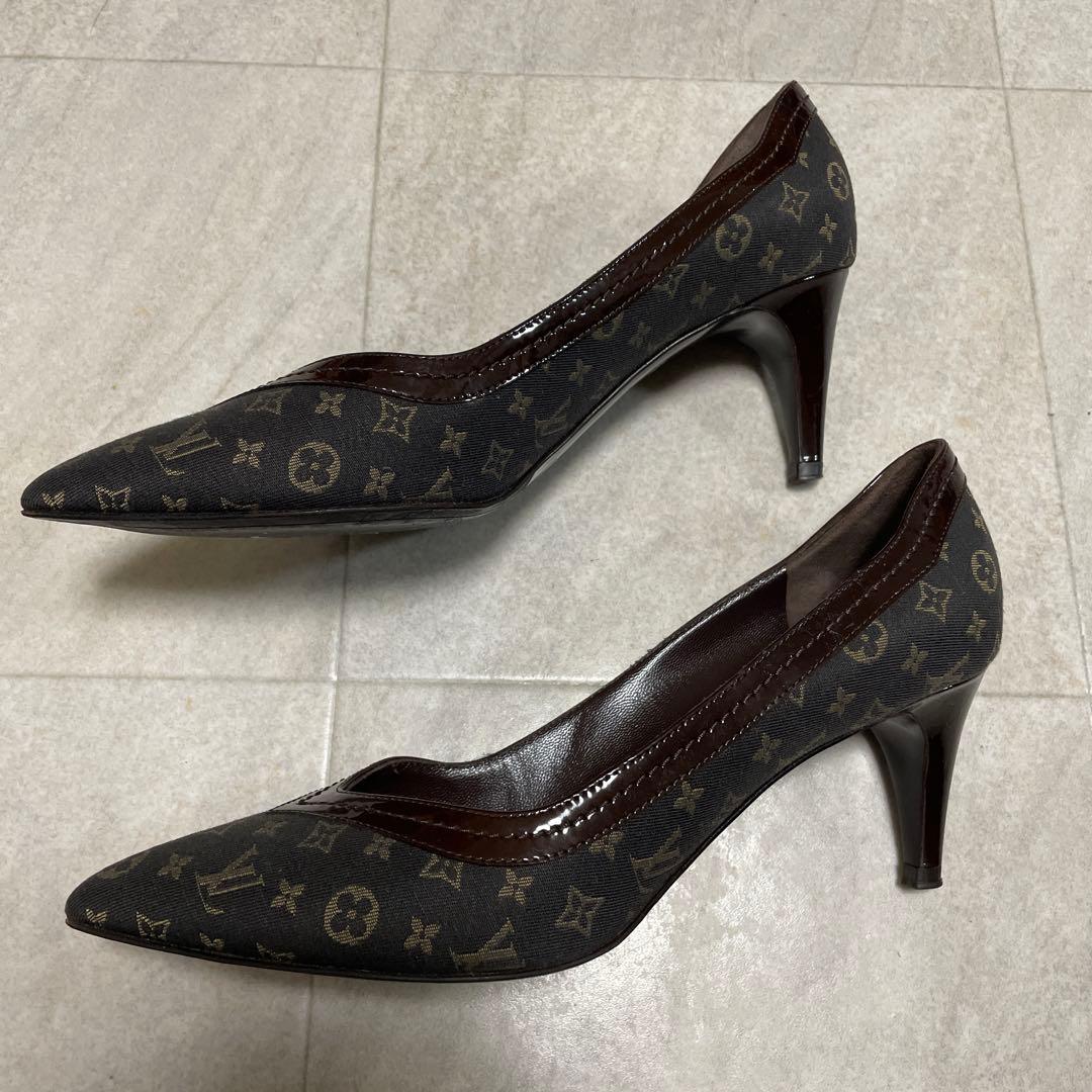 【極美品】LOUIS VUITTON ヴィトン モノグラム パンプス 24.5