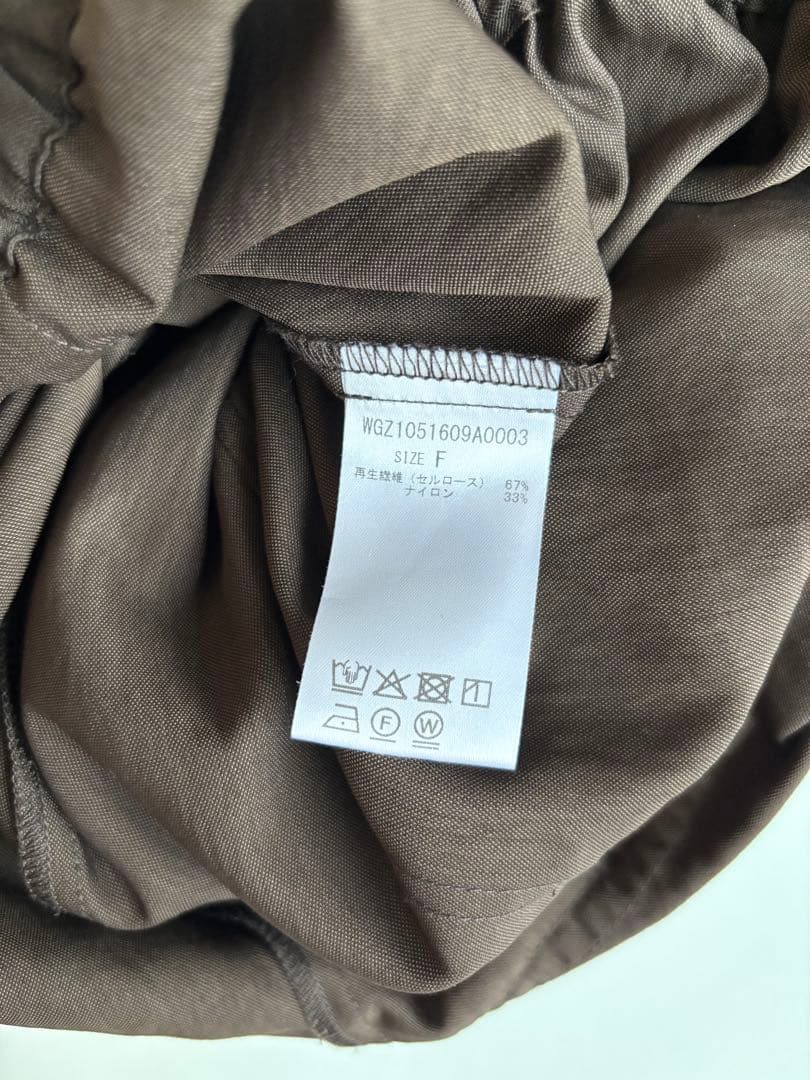 2025美品定価4.4万★ウィムガゼット オックスオールインワン　ブラウンパンツ