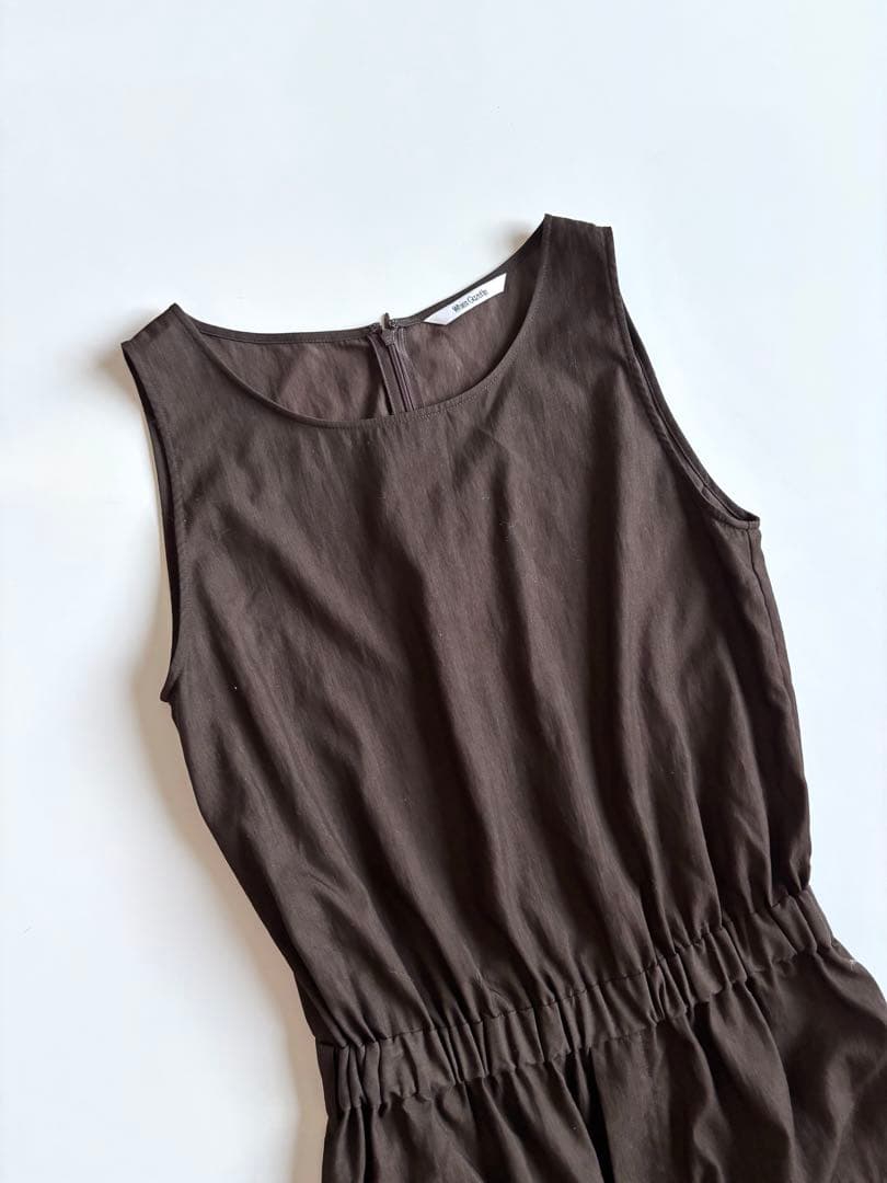 2025美品定価4.4万★ウィムガゼット オックスオールインワン　ブラウンパンツ