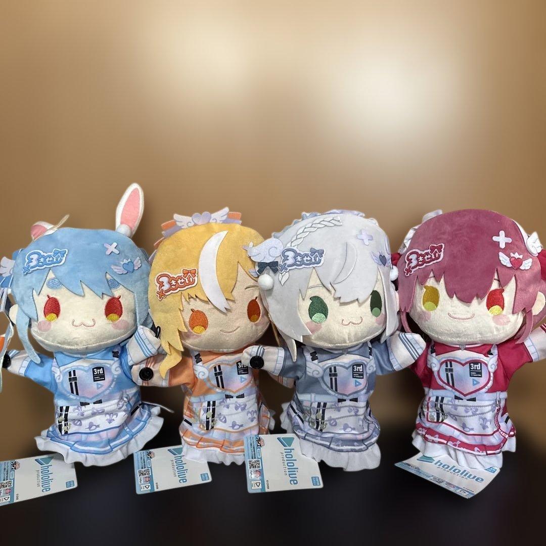 ホロライブ3期生パペットぬいぐるみ　大判マウスパッド　ブランケット 6点