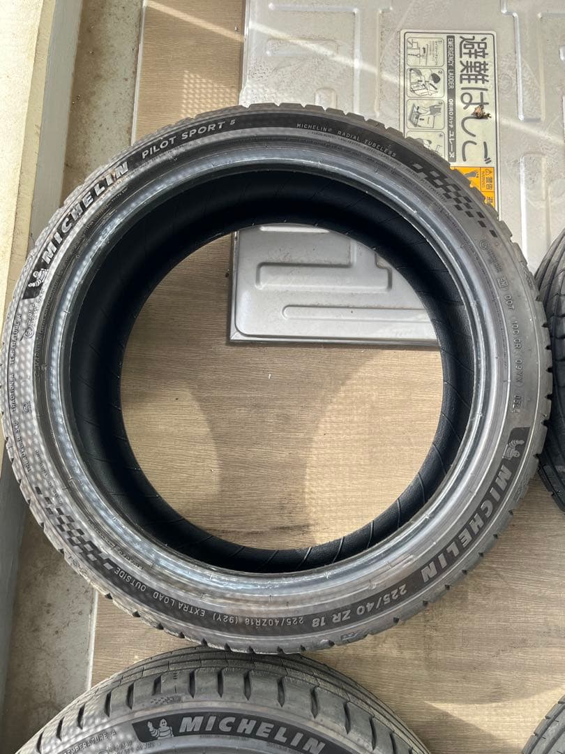 ②【4本セット（内2本）】ミシュラン パイロットスポーツ5 225/40/r18