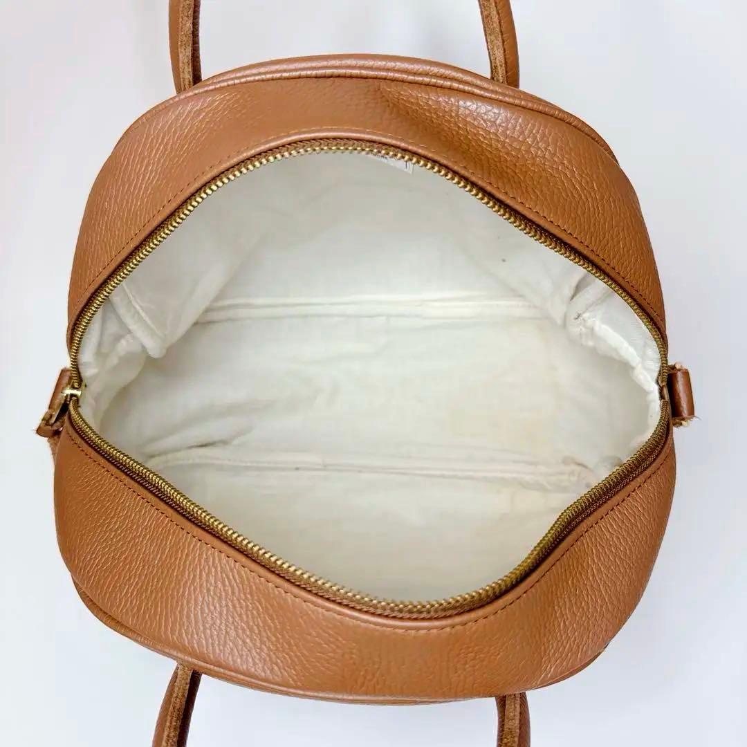 【24時間以内発送】ヤングアンドオルセン　キャメル　ボストンバッグ　ショルダー