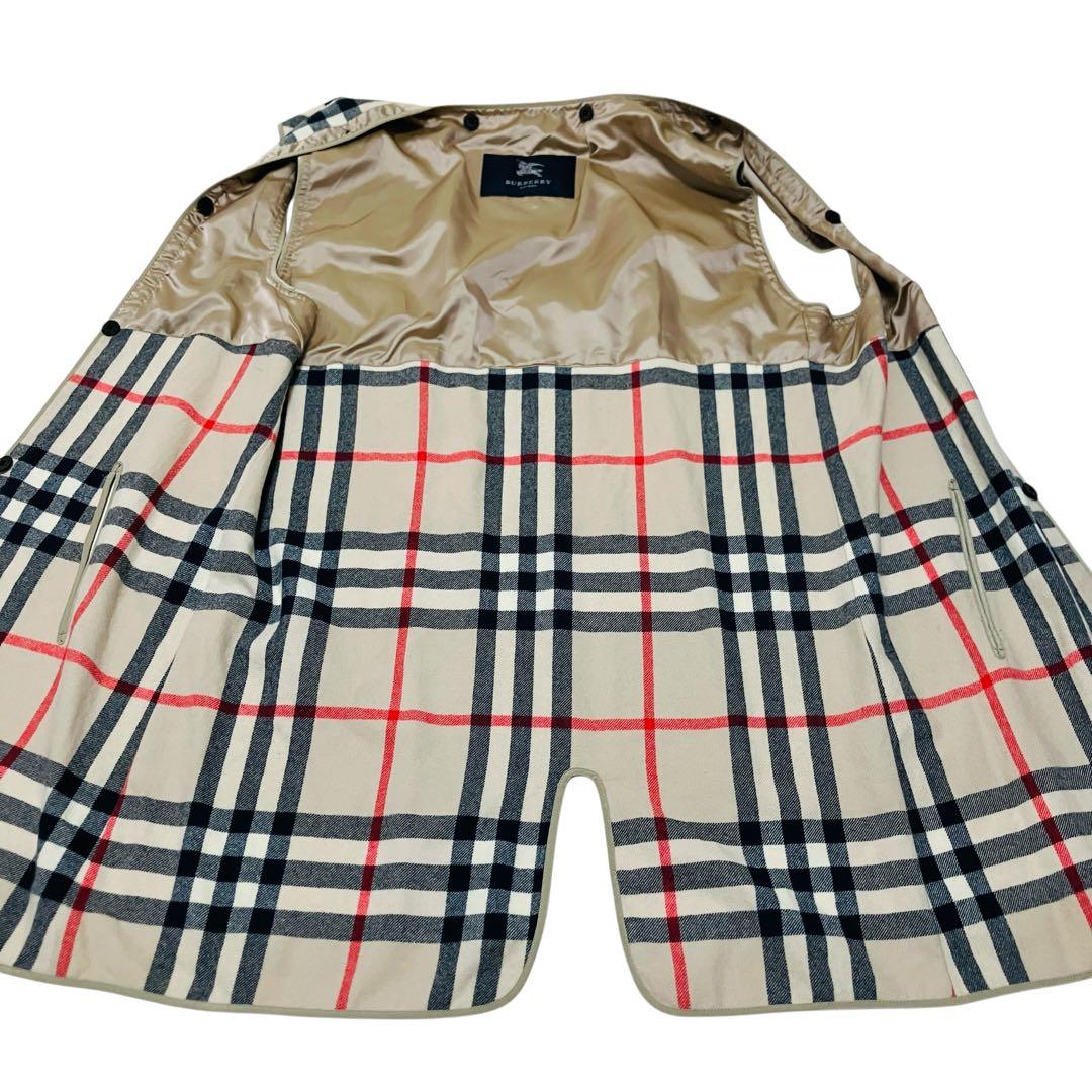 LLサイズ バーバリーロンドン　メガチェック　ライナー付　ステンカラーコート