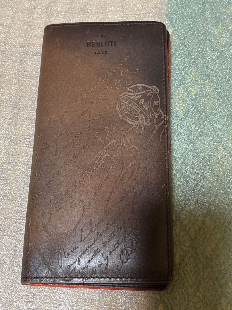BERLUTI 二つ折り財布 ブラウン