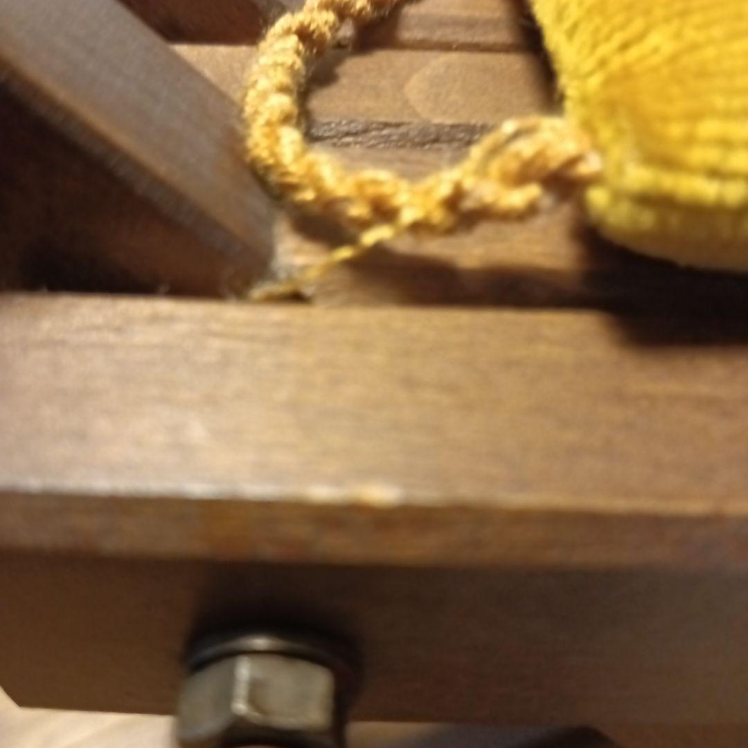 イタリア伝統家具アンティークサヴォナローラ折りたたみチェアブラウンリング装飾